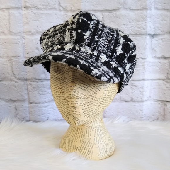 "Andy's" Tweed Page Boy Newsies Cap Hat